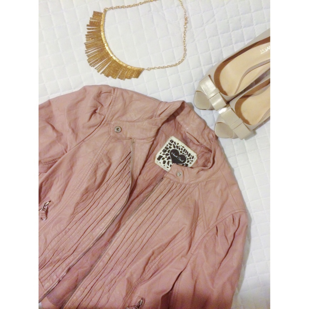 Blush Leather Jacket - image 1